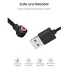[2-Pack] 4MM Smart Ring Charger Cable Compatible with Milavan/FFFITNES/Free Shark/Weylmd/KNGAD/Anarow/Dkeof/VNEXFU/Hugrow/FKGZJF/Hivisuals