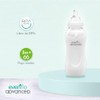 Evenflo Advanced Biberón Anticólicos, Transparente, Cuello Estándar, Transparente, Flujo Medio,