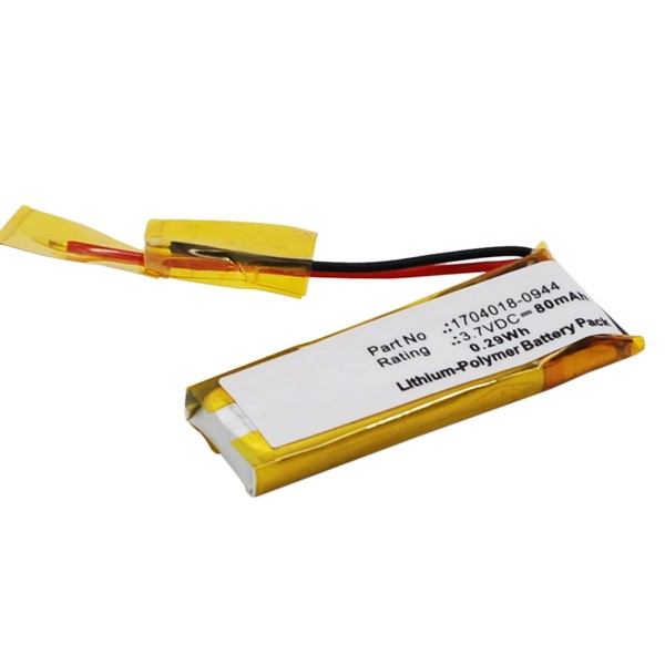 Synergy Digital Replacement Battery, Compatible with Plantronics 1704018-0944 Replacement, (Li-Pol,