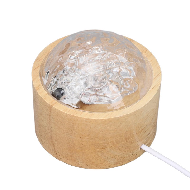 Dynamic Rotating Water Ripple Night Light, Color Changing Crystal Lamp