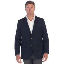 Gioberti Mens Formal Navy Blazer Jacket, Size 44 Regular