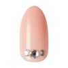 KISS imPRESS No Glue Press-On Nails Natural Color, Rhinestone Accents,