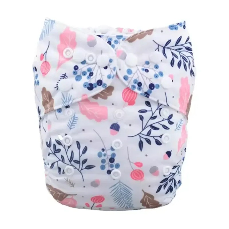 10 Pañales Ecológicos Alva Baby Con Absorbentes Microfibra