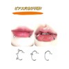 YFFSFDC Paste Earrings, Seal, Fake Earrings, Mouth Piercing, Nose Piercing,