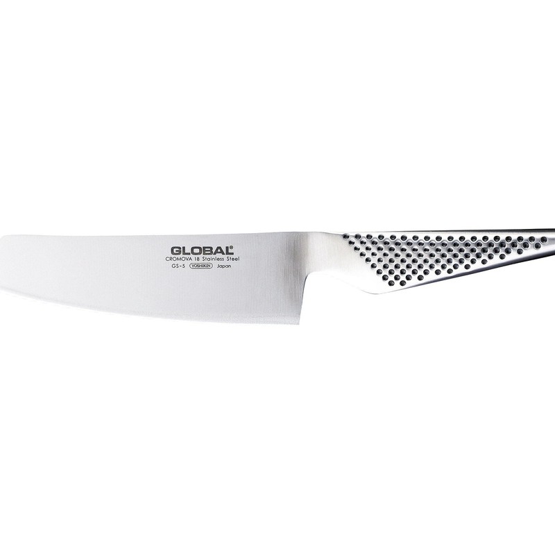 Global GS-5 Vegetable Chopper, CROMOVA 18 Stainless Steel, 14cm Blade