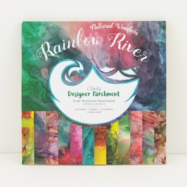 Clarity Designer Parchment: Rainbow River 8" x 8"