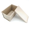 nuumee Non-Stick Carbon Steel Loaf Pan with Sliding Lid /