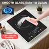 Portable Electric Cooktop GTKZW, 1800W Single Stove Burner Hot Plate