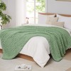 L'AGRATY Chunky Knit Blanket Throw - Soft Chunky Throw Blanket