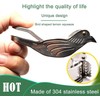 Silver Manual Lemon Juicer Stainless Steel Lemon Squeezer Small Portable