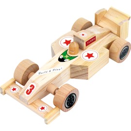 Eduplay Rennauto Set aus Holz zum Basteln
