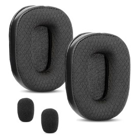 Gobelieve Ear Pads Cushions Earpads Replacement Compatible with BlueParrott B450-XT S450-XT B450XT S450XT Noise Cancelling Bluetooth Headphone Mesh Fabric, Black