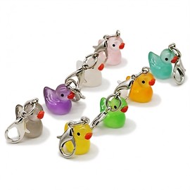 DanVirtuous Glow-in-the-Dark Duck Zipper Pull Charms Cute Bag Accessories for Purses,Jacket, Purse, Handbags Decorative Luggage Backpacks Purses,Unique Gifts for Women, Mothers Day Christmas