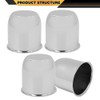 CNNELL 4Pcs Chrome Wheel Center Caps Fit 3 1/4", 3.25"
