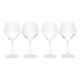 Bohemia Crystalex Set 4 Copas Tinto O Agua Amoroso 350 Ml Cx-165