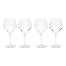 Bohemia Crystalex Set 4 Copas Tinto O Agua Amoroso 350 Ml Cx-165