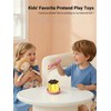 Pretend Play Pudding Feeding Toy for Dolls,Stuffed Animals Figurines,Automatic Feeding