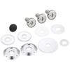 Wins Japan X-ROAD Repair Visor Screw Set, 393 Silver