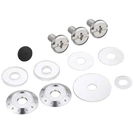Wins Japan X-ROAD Repair Visor Screw Set, 393 Silver