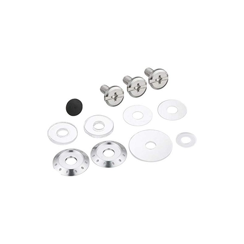 Wins Japan X-ROAD Repair Visor Screw Set, 393 Silver