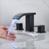 Bathroom faucets 3 Hole Widespread Modern Bathroom Sink Faucet 8