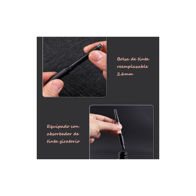 Pluma Fuente, Pluma Estilográfica de Punta Fina, Estilo Clásico de