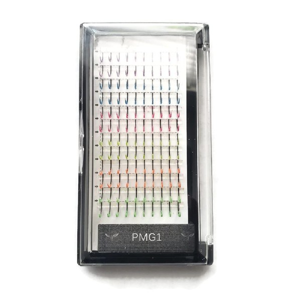 PMG1 Individual Eyelash Extensions Colorful Lash Extensions Easy Fan 12mm