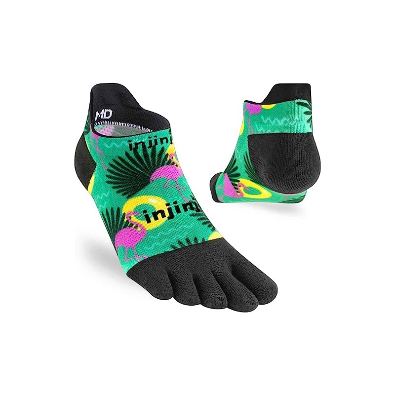Injinji Spectrum Run Lightweight NO-Show Paradise L, multicoloured, L