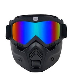 BJ-SHOP Ski Goggles,Snow Glasses Men Women Riding Sunglasses Outdoor Skateboard Dust-proof Goggles Adjustable Light Weight Motocross Goggles