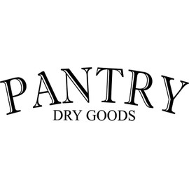 Pantry Dry Goods Vinyl Door or Wall Decal (Option B, Black)