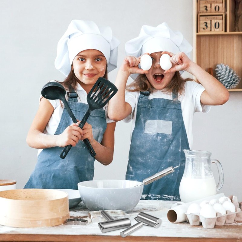 Pack of 2 Rolling Pin, Small Stainless Steel, Small and