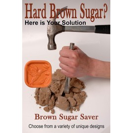 JBK Pottery Brown Sugar Saver - Softens Hard Brown Sugar / Keeps it Soft, Made in USA - Huggy Bear