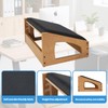 XINGMIAOWJ Ergonomic Foot Rest, 4 Adjustable Height Foot Stool,Footrest Under