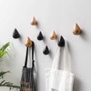 Pack of 2 Creative Water Drop Coat Hooks Wall Mounted
