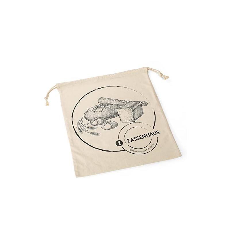 Zassenhaus Bread Bag | 100% Cotton | 38 x 46