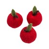 Wool Felt Apples - 12 Pieces