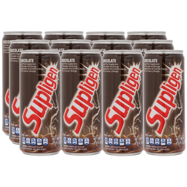 Supligen Chocolate Liquid Meal Supplement for Strength and Energy, 9.87