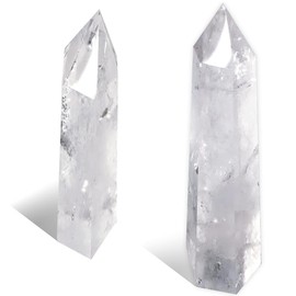 hibikurasu Crystal Crystal Natural Stone Hexagon Ruffled Stone Purification Set Cluster Rough Stone Power Stone Quartz Purification Home Decor, Stone, Gemstones