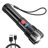 Favuit LED Flashlight, High Lumens Rechargeable Tactical Torch 5 Modes