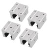 4Pcs SBR16UU Block Linear Rail Bearing Slide 16mm Aluminum Open