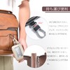 YooFa Genuine Leather Smart Key Case, 2-Piece Storage, Men's Key