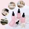 Segbeauty 2oz Travel Frosted Glass Dropper Bottle, 2 Pack 60ml