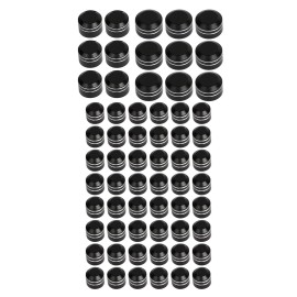 Unbranded Black Cut Engine Bolt Cap Cover Fit For Harley Heritage Softail Springer Fat Boy