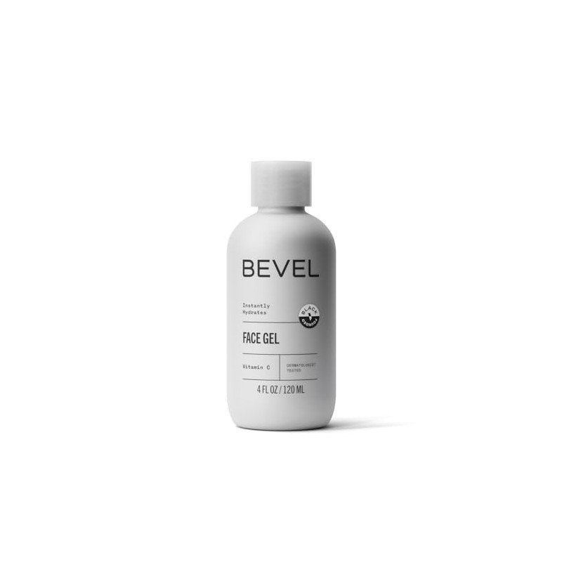 Bevel Moisturizing Face Gel, with Tea Tree Oil, Vitamic C,