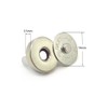 Aligle 50 Sets Magnetic Purse Snap Clasps Button/Great for Closure
