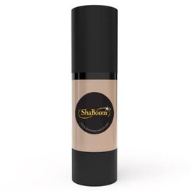 ShaBoom Beauty Natural Moisturizing Jojoba Liquid Foundation, Paraben, Fragrance, and Cruelty Free (Cafe-Au-Lait)