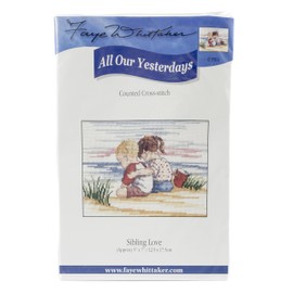 Faye Whittaker "All Our Yesterdays Sibling Love Cross Stitch Kit, Range, Mixed