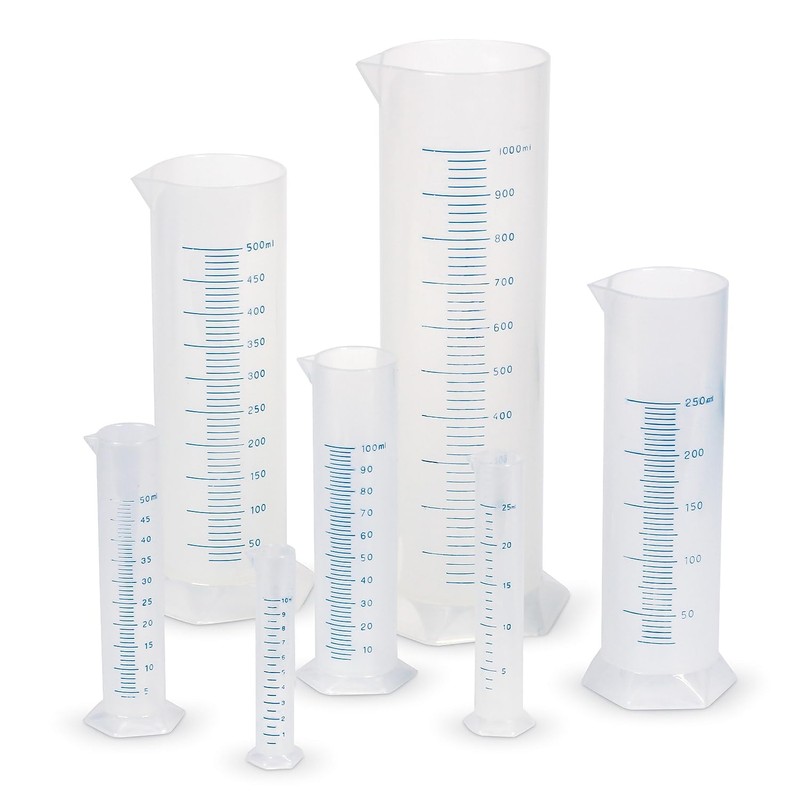 LEARNING RESOURCES LEAR2906 Science Teaching Materials Graduated Cylinders, Set of