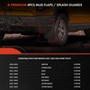 A-Premium - 4PCS Mud Flaps Splash Guards W/Hardware Compatible with