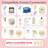 Maymom MyFit Comfy Series 19mm Two Piece Nipple Compatible with